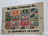 Wallis & Futuna Is., W-7, 25 Different Stamps, Unopened Envelope
