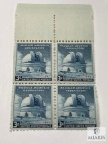 #966 - 1948 3c Palomar Mountain Observatory Block of Four Stamps