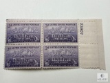 #970 - 1948 3c Fort Kearny Centenary Plate Block of Four Stamps
