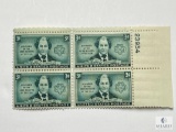 #974 1948 3c Juliette Low Founder of The Girl Scouts Of The USA, Plate Block of Four