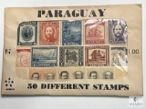 Paraguay, P-7, 50 Different Stamps, Unopened Envelope