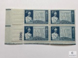 #978 1948 Lincoln Gettysburg Address 3c Block of Four Stamps