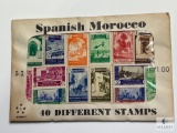 Spanish Morocco, S-2, 40 Different Stamps, Unopened Envelope