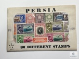 Persia, P-3, 80 Different Stamps, Unopened Envelope