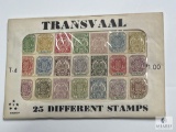 Transvaal, T-4, 25 Different Stamps, Unopened Envelope