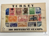 Turkey, T-1, 100 Different Stamps, Unopened Envelope