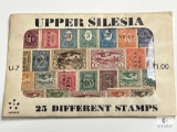 Upper Silesia, U-7, 25 Different Stamps, Unopened Envelope