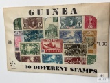 Guinea, G10, 30 Different Stamps, Unopened Envelope