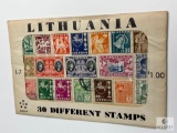 Lithuania, L-7, 30 Different Stamps, Unopened Envelope