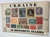 Ukraine, U-6, 40 Different Stamps, Unopened Envelope