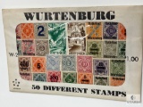 Wurtenburg, W-2, 50 Different Stamps, Unopened Envelope