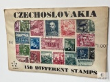 Czechoslovakia, C-4, 150 Different Stamps, Unopened Envelope