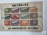 Senegal, S-19, 25 Different Stamps, Unopened Envelope