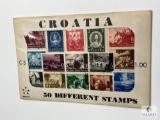 Croatia, C-5, 50 Different Stamps, Unopened Envelope