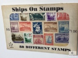 Ships On Stamps, S-18, 80 Different Stamps, Loose In Envelope
