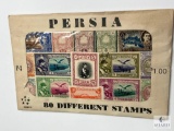 Persia, P-3, 80 Different Stamps, Unopened Envelope