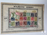 Majestic Series, 100 Different Luxembourg Stamps, Unopened Envelope