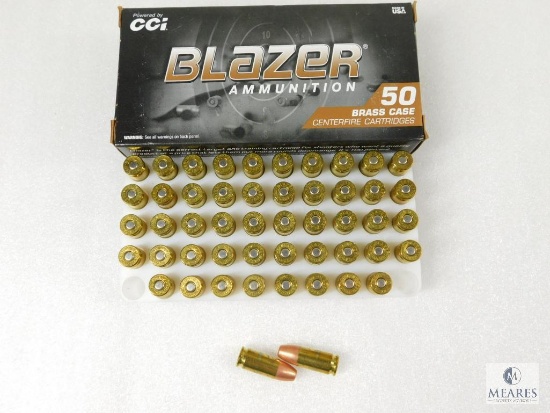 50 Rounds CCI Blazer 9mm Luger 147 Grain FMJ Ammo