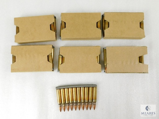130 Rounds Lake City Ammo 5.56 NATO on Stripper Clips