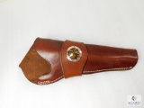 Triple K Leather Revolver Holster with Star Fits Ruger Redhawk and Similar