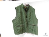 Boulder Creek Quilted Green Vest Size 5XL Big