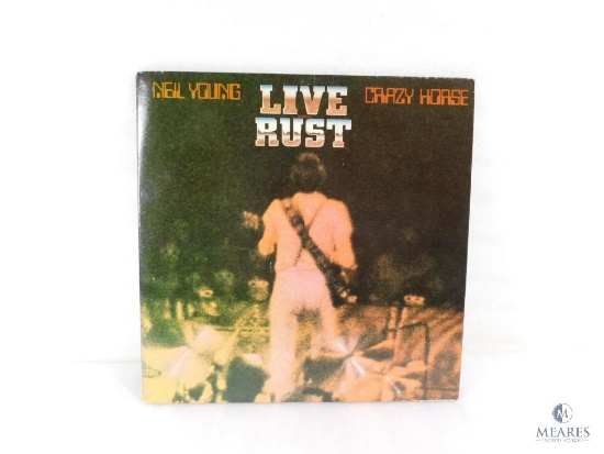 Neil Young and Crazy Horse Vintage LP Record Album in Original Steeve "Live Rust"