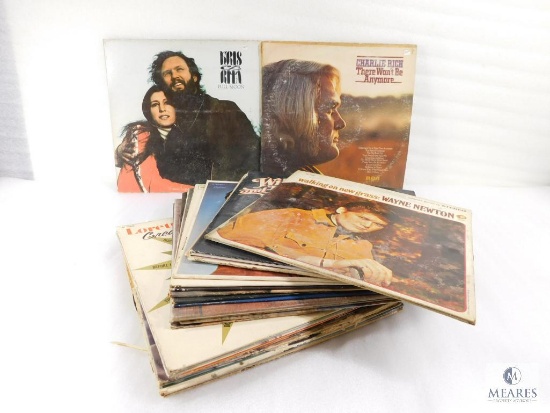 Large Lot of Assorted Oldies and Country LP Albums