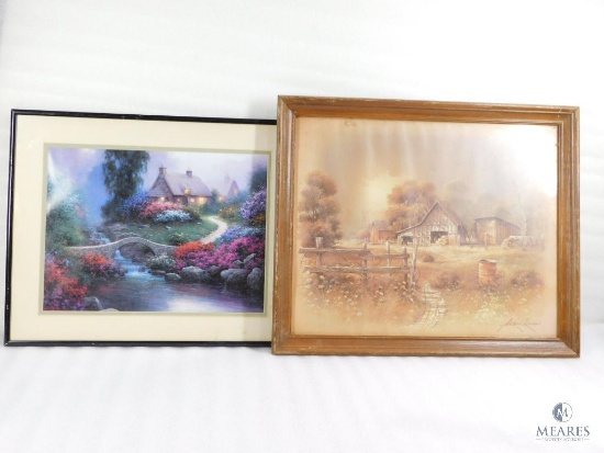 Two Framed Prints.