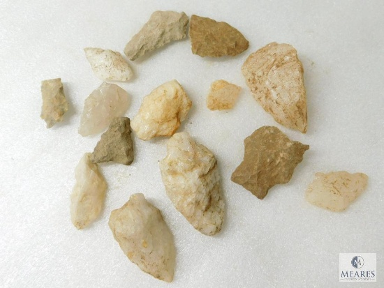 Lot of Assorted Indian Arrowheads