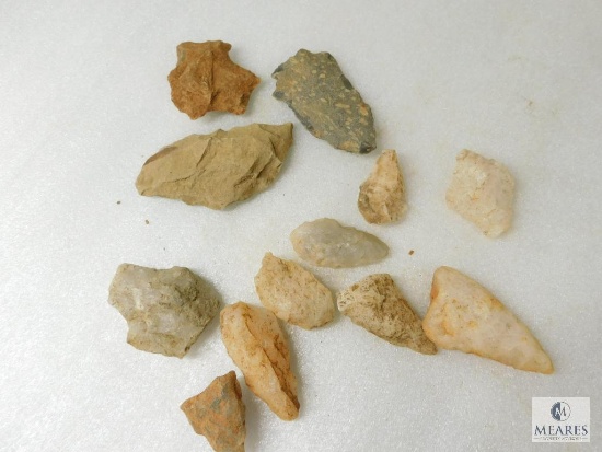Lot of Assorted Indian Arrowheads