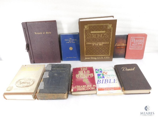 Lot Bible Study and Devotional Books Includes Modern and Vintage