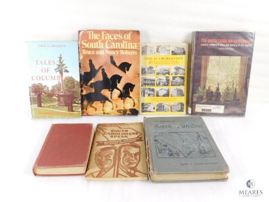 Vintage South Carolina History Book Lot