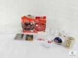 Nascar Dale Earnhardt Jr Fan Collector Lot Shot Glasses, Ornaments, Golf Ball