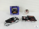Four Piece Lot Dale Earnhardt Collectibles Includes Diecast Cars and Photo