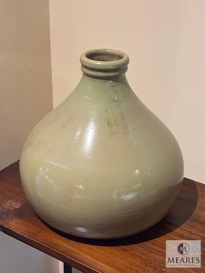 Italian Mangani Pottery Vase 13" Tall