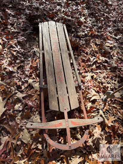Vintage Champion Wooden Sled