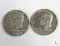 1966 and 1967 Silver Kennedy Halves