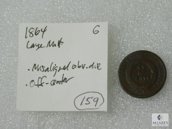 1864 Two Cent Piece - Good