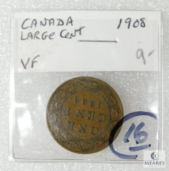 1908 Canada Large Cent, VF