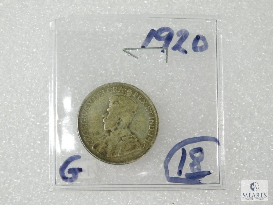 1920 Canada Silver Quarter, G