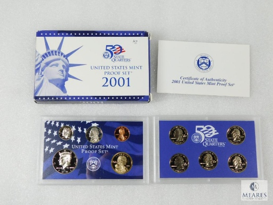 2001 Mint Proof Set and State Quarters - Mint Package