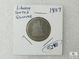 1857 Liberty Seated Quarter