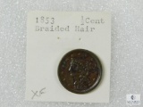 1853 Half Cent XF