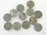 Lot of 12 1943 WWII Steel Cents