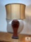 The Natural Light, Terra Cotta Oval Table Lamp, 33