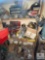 Four Shelf Lots Of Lamp Parts, (Shelf Not Included)