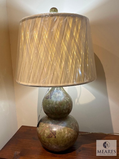 Garden Gourd Table Lamp, #BBG 60821, 29" T