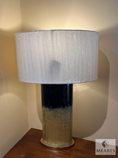 John-Richard Table Lamp, Onyx & Honey, Model #10296, 32" T