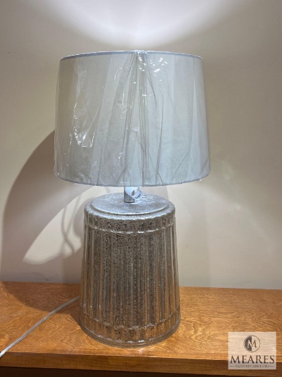 Craigin Originals Speckled Mercery Ribbed Jug Shape Table Lamp, 25" T