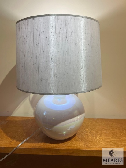 Pearlized Table Lamp, 23" T